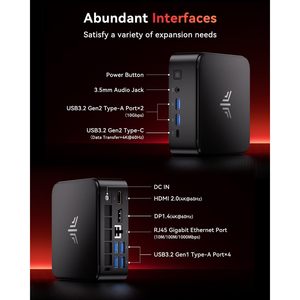 Mini PC KAMRUI E3B AMD Ryzen 5 7430U 16 Go 512 Go SSD Octa Core pour le jeu, les affaires et l'éducation - Product Image 5