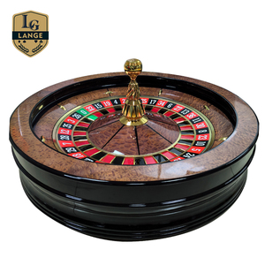 32 pollici di lusso stile americano <span class=keywords><strong>Roulette</strong></span> ruota da tavolo casinò durevole-grado di vero legno realizzato per il gioco d'azzardo Poker intrattenimento - Product Image 5