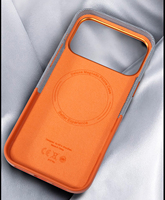 Dompet Kartu Kulit Kain Mewah dengan Penutup Magnetik untuk iPhone 18 17 16 Pro Max 15 Plus, Casing Bisnis Fundas