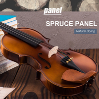 Offre Spéciale débutant violon épicéa flamme érable violon fait main violon 44 vente en gros