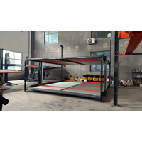 Système de stationnement empilable double emplacement pour garage souterrain, idéal pour les jardins résidentiels haut de gamme