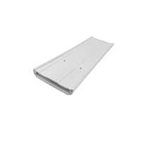 Goulotte de câblage en PVC, chemin de câbles électrique en plastique, chemin de câbles réseau décoratif en PVC, gaine transparente blanche OEM