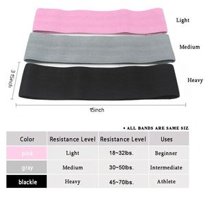 Knitted Resistance <b>Bands</b> Hip Circle Booty <b>Band</b> Squat Belt Glute Loop Exercise <b>Band</b> Women Fitness <b>Workout</b> Training Set - Product Image 2