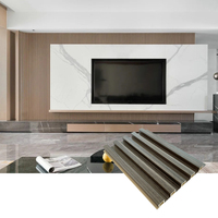 Panneau mural WPC PVC stratifié haute brillance, nouveau design, panneau mural WPC pour plafond, pliable
