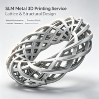 Servicio de Impresión 3D de Metal de Alta Precisión, Fabricación Aditiva Personalizada de Acero Inoxidable, Titanio y Aluminio, Servicio de Decoración Artística