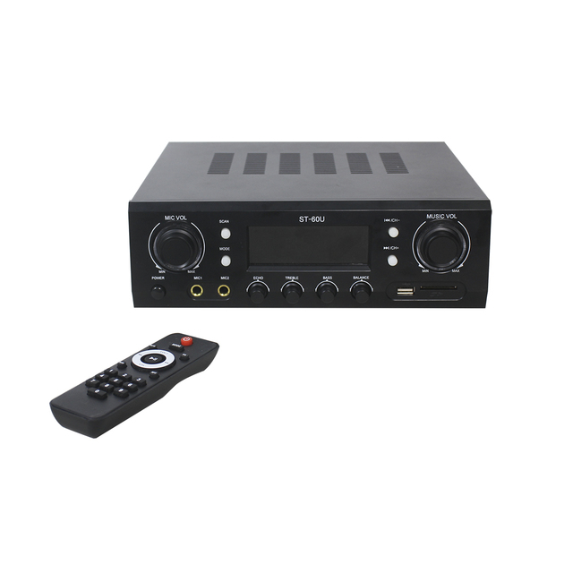 2 Channel 70W Stereo Audio Blue Tooth Amplifier Receiver with Phono, Coaxial, FM Radio for Home Theater System