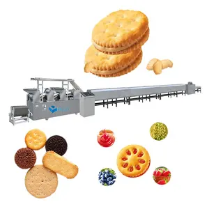 Fully automatic chocolate biscuit processing machinery production line in China factory