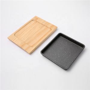 Modern Eco-Friendly <strong>Square</strong> Cast Iron Grill <strong>Pan</strong> Pre-Seasoned Kitchen <strong>Frying</strong> Cookware <strong>Square</strong> Cast Iron Skillet <strong>Pans</strong> - Product Image 3