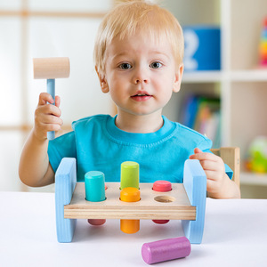 Children's Educational 1-3 Years Old Baby Arm Strength Building Platform Colorful Knocking Music Hammering & Pounding Toys - Product Image 2
