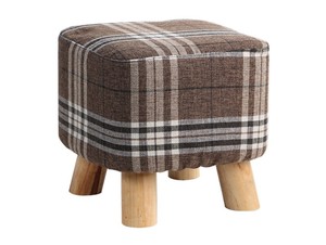 Dining Furniture Beech Wood Legs <strong>Footstools</strong> Wholesale Living Room Bedroom <strong>Patchwork</strong> Fabric Small <strong>Footstools</strong> - Product Image 2