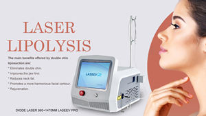Nouvelle machine de <span class=keywords><strong>lipolyse</strong></span> au <span class=keywords><strong>laser</strong></span> diode 980nm1470nm Endolaser pour l'élimination des rides du contour des yeux et de la papada - Product Image 5