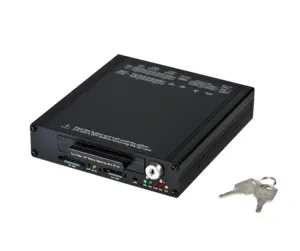 DVR móvel para carro com 4/8 câmeras de entrada 4TB HDD/SSD com sensor G GPS GLONASS 4G BSD DVR móvel para carro