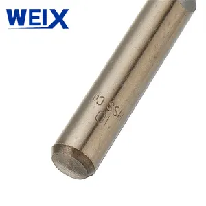 Weix विनिर्माण Din338 मानक 4341 उच्च गति स्टील कोबाल्ट मोड़ ड्रिल बिट्स के लिए हार्ड धातु