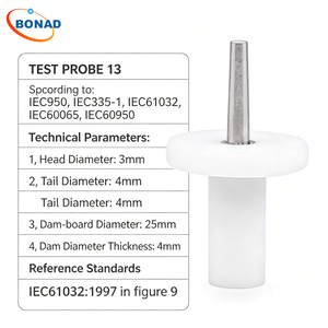 BONAD IEC 61032 Figura 9 para Sonda 13 Corta de Alta Precisión para Pruebas de Seguridad Eléctrica IEC60335-1 e IEC60950 - Product Image 4