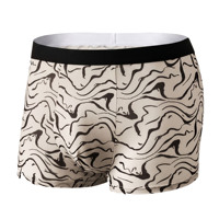 Boxers pour hommes en coton à rayures élégantes, doux et respirants, avec logo personnalisé, taille élastique, vente en gros, sous-vêtements OEM