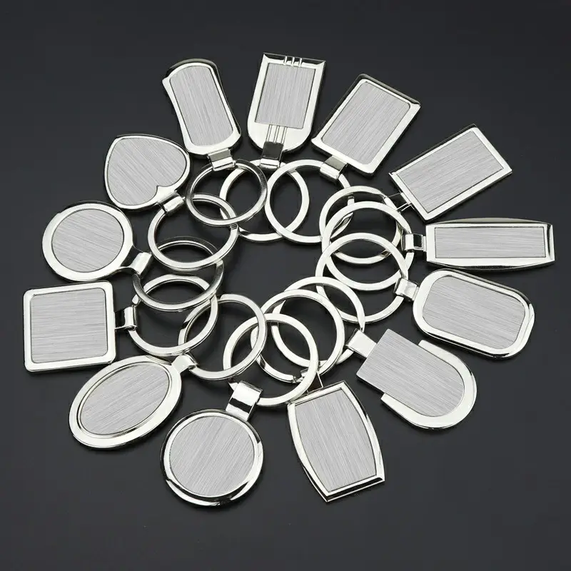 Logo d'entreprise personnalisé d'usine Conception en alliage de zinc moulé sous pression Porte-clés en métal émaillé Étiquettes Porte-clés porte-clés avec logo