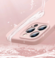 Funda de Silicona para Teléfono, Precio de Fábrica, para 15 Pro Max/14/13/12/11, Antigolpes, Resistente al Agua, Muestra Gratis, Varios Colores