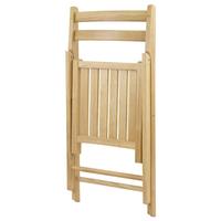 Chaises de jardin pliantes en bois de haute qualité pour le salon et la salle à manger