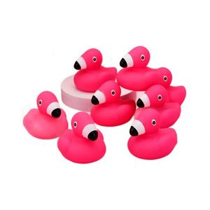 Mini Figuras de Vinilo de Flamencos Rosados para Casa de Muñecas, Micro Jardín de Hadas, Paisaje, Acuario, Juguetes Pequeños Promocionales - Product Image 1