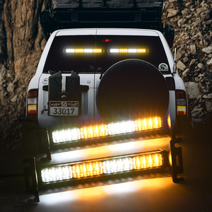 2 en 1 162 LED luz de advertencia de seguridad para parabrisas delantero de coche 6 colores cambiantes vehículos lámpara de señal de emergencia estroboscópica 12V 24V - Product Image 2