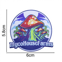Patchs et autocollants personnalisés par transfert thermique et sublimation pour étiquettes de vêtements et garnitures, et autocollants pour réfrigérateur