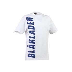 BLAKLADER - 9021104210004XL Camiseta-Blanco Un estampado Blanco-EAN 7330509354377 CAMISETAS Y POLOS DE TRABAJO - Product Image 1