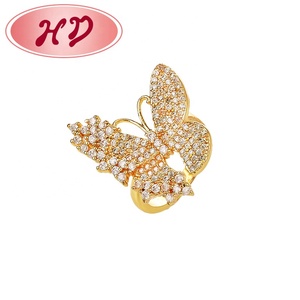 Châu Âu Mỹ Thời Trang Biến Thể Lớn Bướm Côn Trùng Có Thể Điều Chỉnh Đồ Trang Sức Vòng Cho Sự Lựa Chọn Phong Cách Của Phụ Nữ Nhẫn - Product Image 3