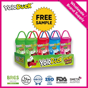 <span class=keywords><strong>Bonbons</strong></span> gélifiés halal aux saveurs de fruits naturels Yoloduck, <span class=keywords><strong>bonbons</strong></span> gélifiés lyophilisés, vente en gros - Product Image 1