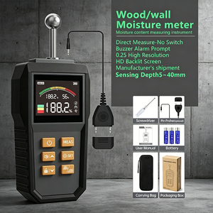 <span class=keywords><strong>Humidimètre</strong></span> pour béton, <span class=keywords><strong>humidimètre</strong></span> pour bois, analyseur d'humidité non destructif, profondeur de mesure 40 mm - Product Image 1