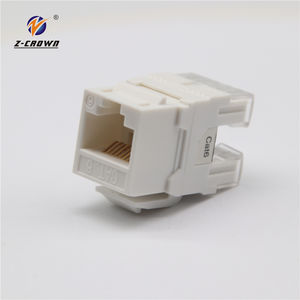 Connettore Keystone Pass-Through RJ45 Cat6 UTP Schermato Senza Cavi - Product Image 2