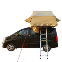 Tente de toit pliable en toile 4x4 pas chère pour voiture, camping en plein air, tente de toit à vendre