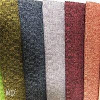 Tissu en microfibre sergé de polyester de haute qualité, tissé à la main, pour textiles de maison, canapé, rideau, sac, coussin, nappe