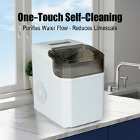 Machine à glaçons en forme de balle, électrique, en plastique, 9 glaçons par cycle, réservoir de 1,5 L, 85 W, faible consommation, autonettoyante, portable, usage domestique