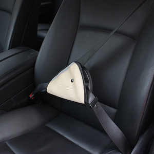 Car Safety Belts Cover Triangle Retainer A1222 Polyester Child Seat Belt Adjuster Protective Shoulder Pad - Product Image 4