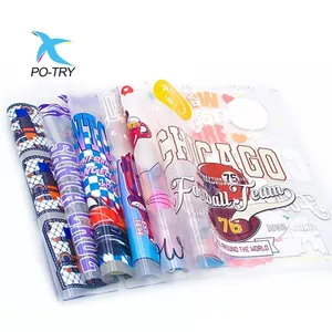 PO-TRY Hot Sale A3 A4Pet Film Sheet DTF Printing Film For Clothing T shirts Heat Transfer DTF PET Film Roll