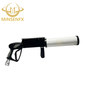 Sân khấu chuyên nghiệp CO2 máy bay phản lực <span class=keywords><strong>Shooter</strong></span> RGB LED hiệu ứng màu sắc Điều khiển bằng tay vật liệu sắt - Product Image 3