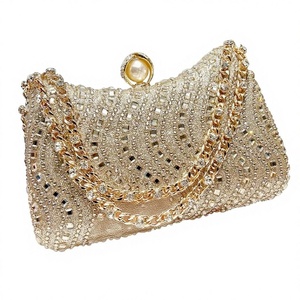 Sac de soirée de luxe pour femme, sac à main élégant avec doublure en polyester, pochette pour soirées, commande en gros mixte prête à expédier - Product Image 2