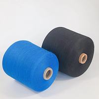 China Factory Price 100% Polyester Spun Yarn 30/1 Dyed AA-Grade for Weaving Knitting T-shirt