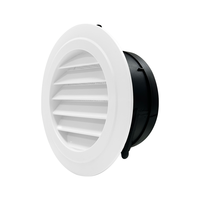 Système de ventilation intérieure, diffuseur rond en plastique ABS à vent contrôlé, grille inclinée, persienne inclinée, aérateur d'air frais