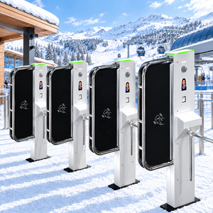 Torniquete trípode automático para esquí, control de acceso, puerta para nieve, indicador LED, entrada para parque de atracciones, carril de entrada para esquí con sistema de billetes - Product Image 3