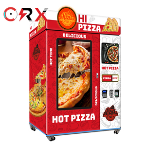 Venta al por mayor de máquinas expendedoras de pizza con pantalla táctil totalmente automática de fábrica barato vendedor de comida caliente rápida con sistema de pago con monedas - Product Image 5