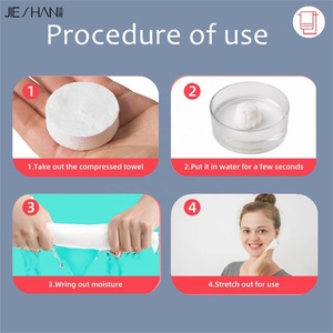 Thuận tiện Mini nén đồng xu khăn mặt dùng một lần mặt nén khăn cho On-The-Go du lịch dễ dàng làm sạch khăn mặt - Product Image 4