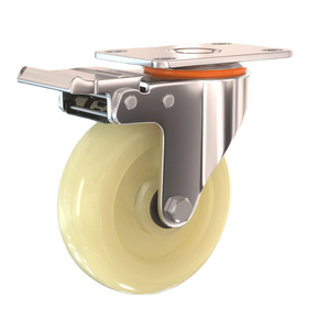 Bền 3in 4in 5in 90kg tải kho thầu dầu bánh xe vừa làm nhiệm vụ công nghiệp xoay làm bằng polypropylene OEM hỗ trợ - Product Image 1