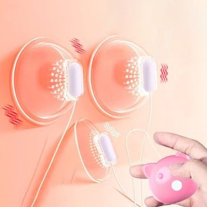 breast sex toys Silicone Nipple Clamp Vibrator for Women 10 Powerful Vibrations Breast  Labia Clip Stimulation Massager BDSM Bondage Rose Sex Toy main image 1