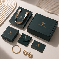 Boîtes personnalisées Lionwrapack avec logo, emballages cadeaux de luxe pour bijoux, avec boîte en papier durable pour bague, collier et bracelet