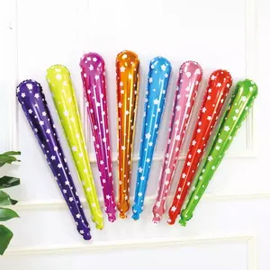 Wholesale Noise Maker Painted Design Inflatable Metallic Custom Inflatable Cheering Sticks Balloons