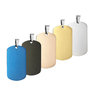 Tùy chỉnh Vàng kẽm mạ thép không gỉ Anodized nhôm trống tên nơi hoặc laser khắc tên tấm - Product Image 4