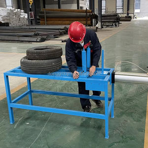 Équipement de recyclage de pneus usés à haute efficacité DOING Tyre Doubler et Tripler Machine pour emballer deux/trois pneus usés en un - Product Image 5