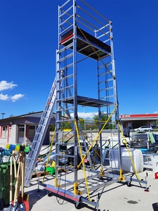 Torre Elevadora Hidráulica Vertical de Aleación de Aluminio Anta con Certificación CE, 10m, Escalera de Seguridad Antideslizante en Venta - Product Image 4