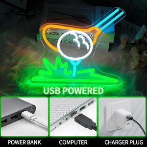 Golf Letreros Neon LED indoor hanging ambient light shop <b>sign</b> wall decoration light entrance indicator light luminous <b>sign</b> 5v12v - Product Image 4